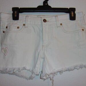 Cut-Off Distressed Jean Shorts SIZE 6
